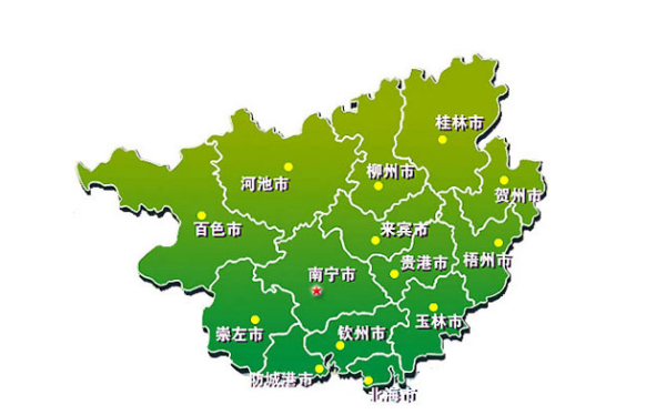 广西壮族自治区市辖区概览