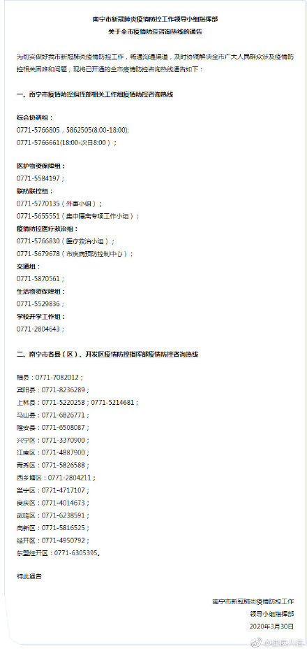 广西省南宁市最新疫情动态实时观察