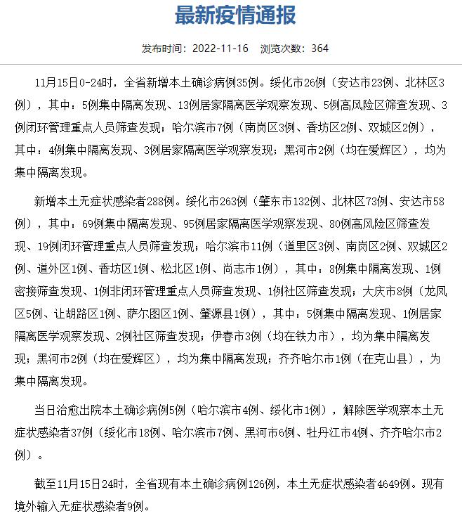黑龙江疫情通知与济南动态更新，疫情关注焦点聚焦北方两地