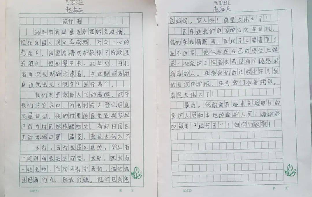 疫情期间的生活感悟与作文素材精选