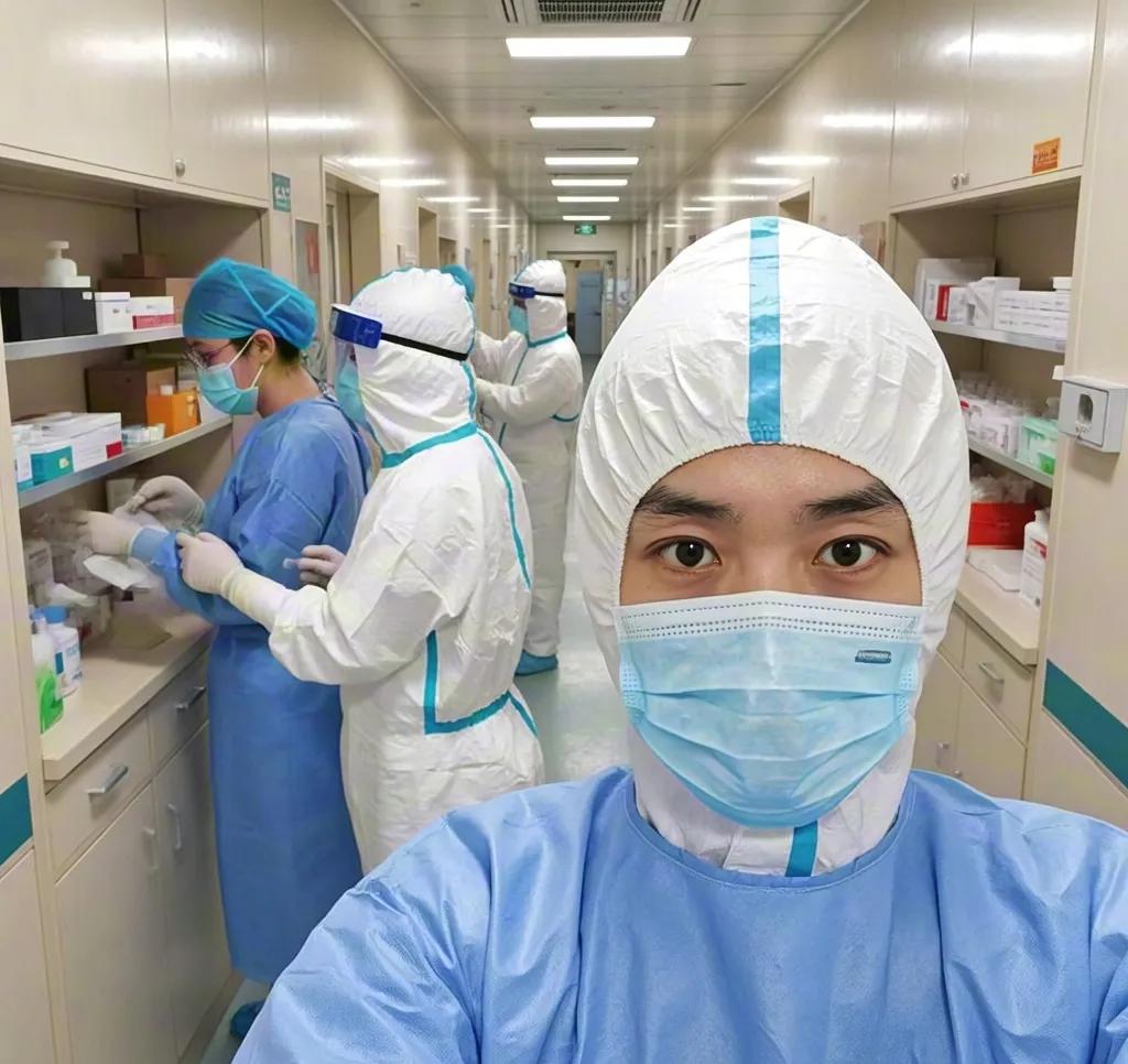 疫情期间医护人员的无私奉献深深触动我心
