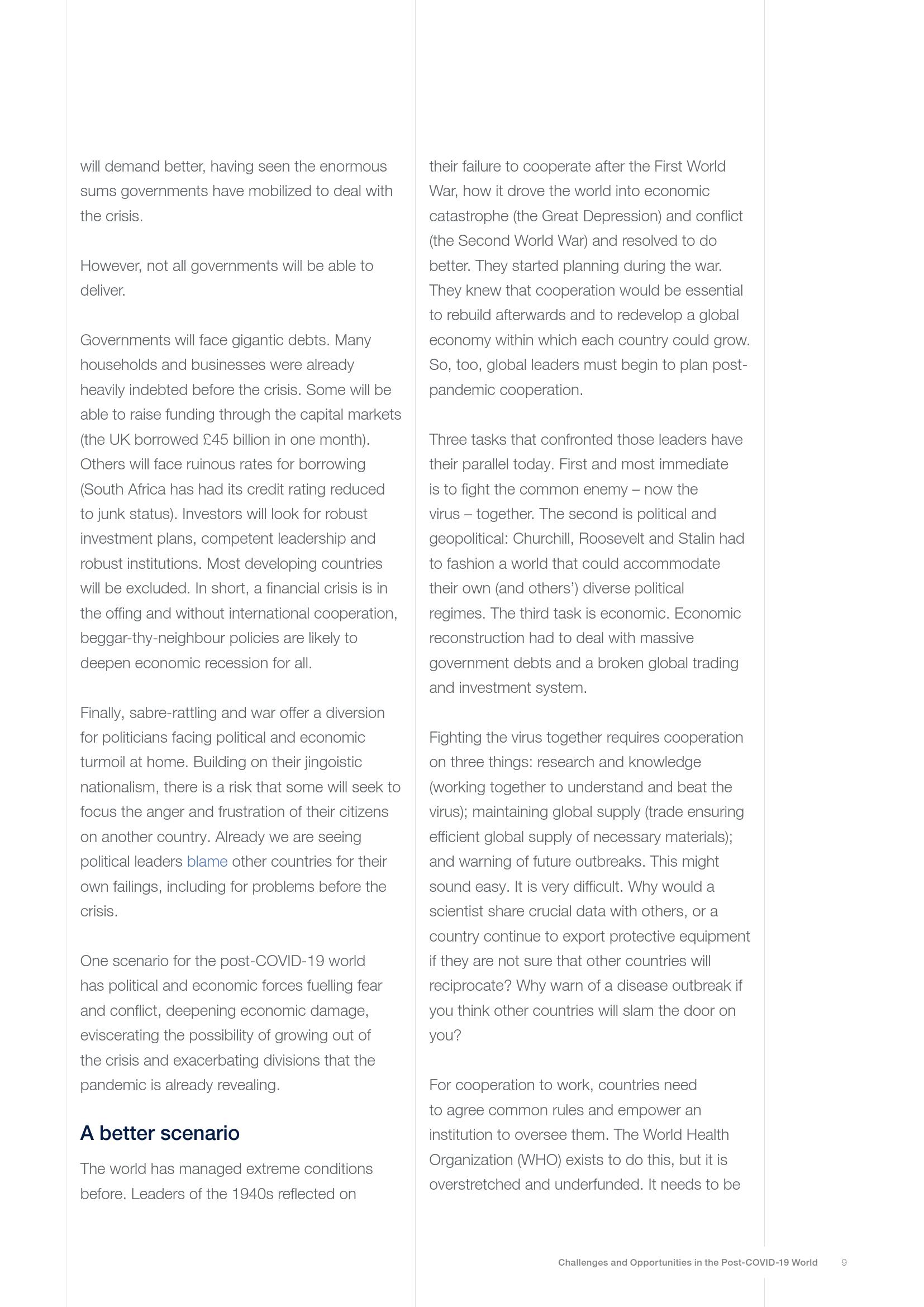 疫情后时代的挑战与未来思考，预言四年的反思与展望