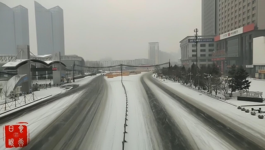 哈尔滨火车停运静默时刻，疫情下的城市静止画卷