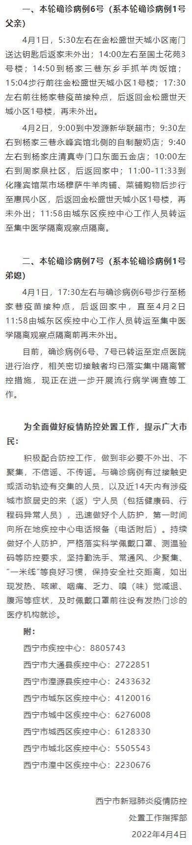青海省西宁市最新疫情报告发布概况