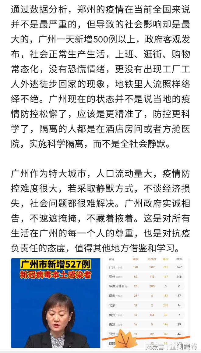 河南郑州疫情现状分析