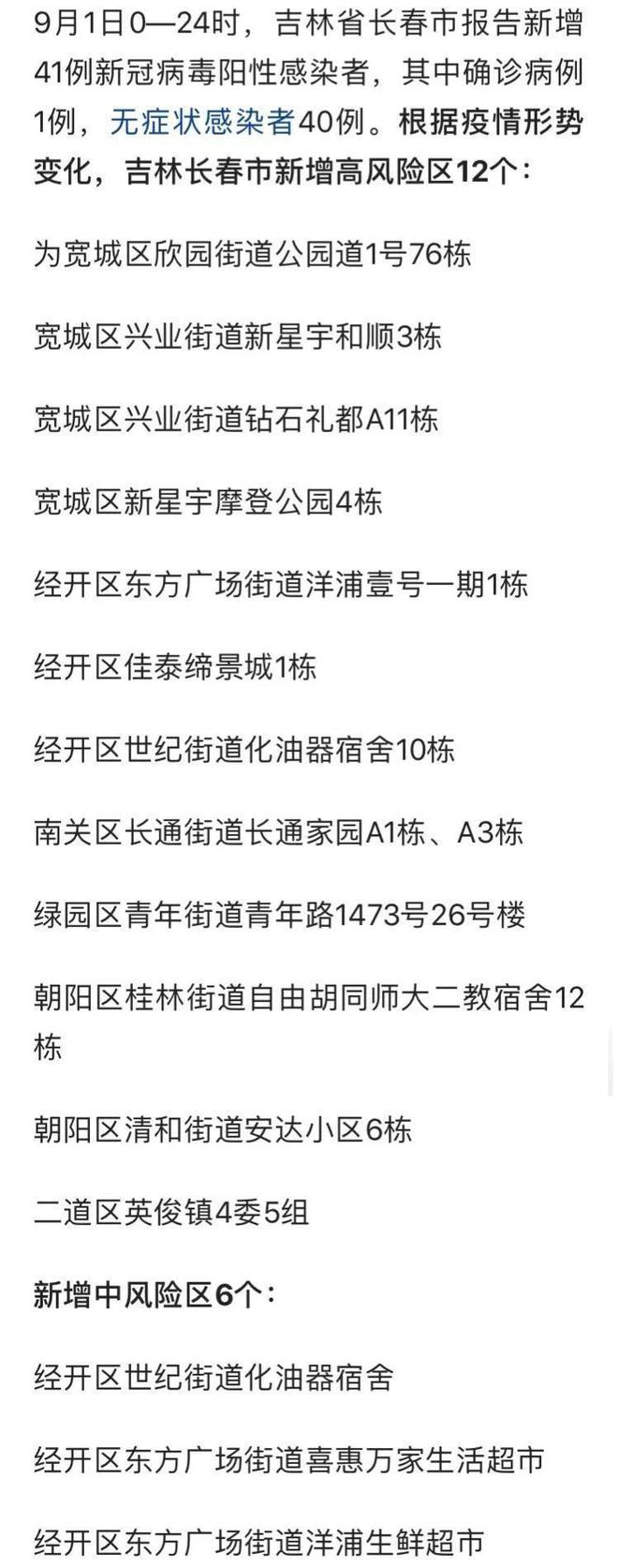长春疫情最新动态及防控措施概述