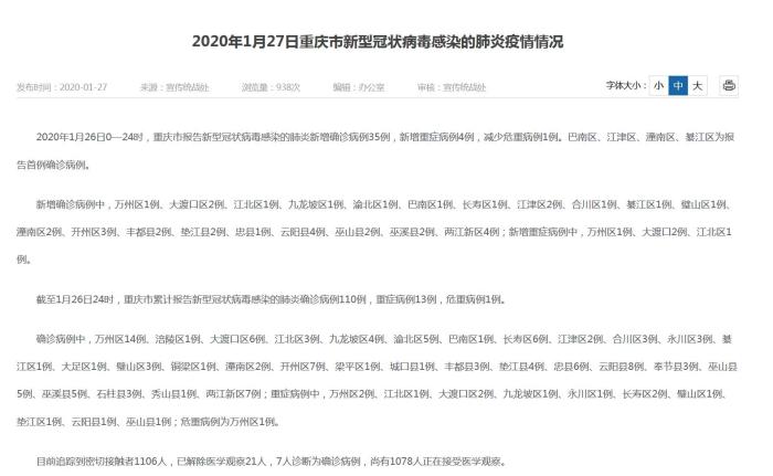 长沙新型冠状病毒新增病例今日分析