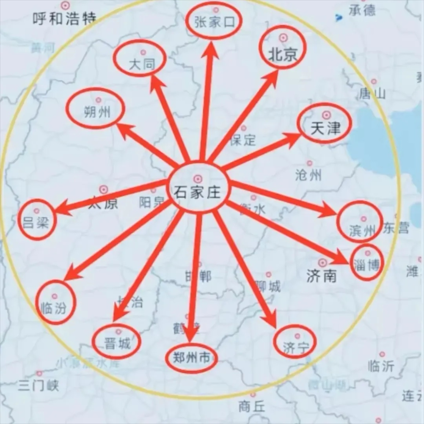 石家庄并非上海属地，地域概念的解析