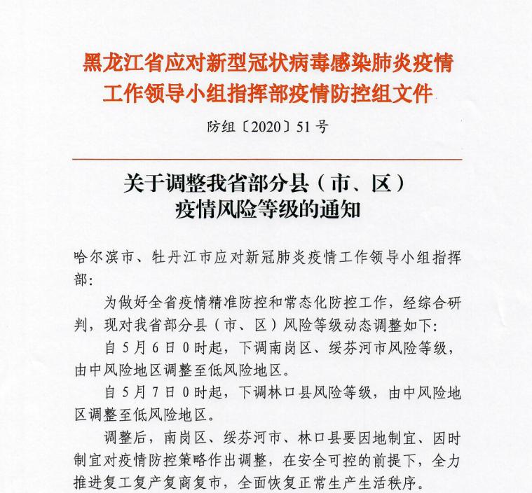 黑龙江省应对疫情指挥部发布最新公告，科学防控与精准施策并举