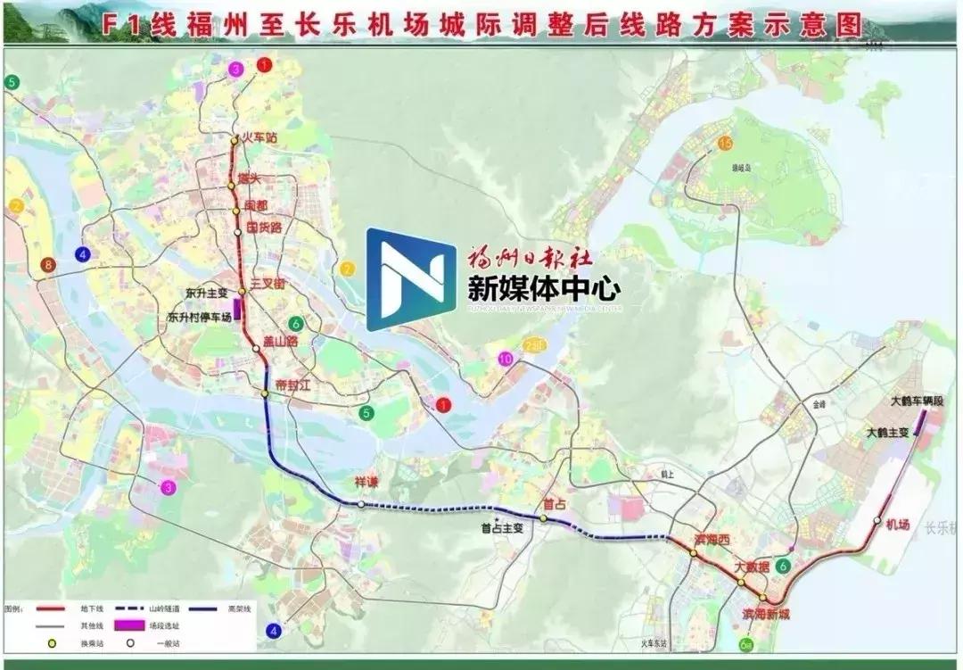 福州地铁5号线全程线路/福州地铁5号线最新动态起点终点
