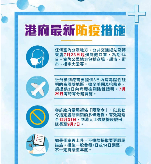 香港疫情防控政策/香港疫情新政策