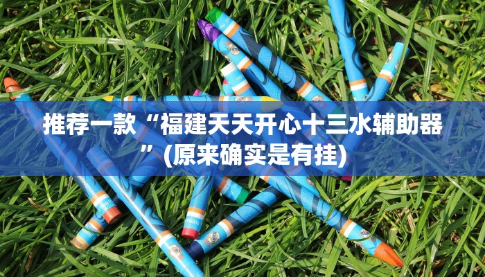 推荐一款“福建天天开心十三水辅助器”(原来确实是有挂)